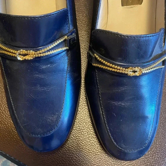 Raspini Firenze Vintage Leather Loafer Heels - Picture 8 of 9